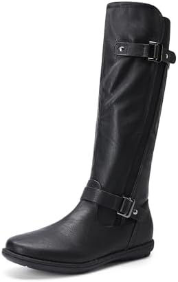 DREAM PAIRS Women's Faux Fur-Lined Knee High Winter Boots Fall Tall Boots