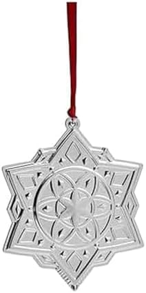 Wallace 2023 Silver Plated Snowflake Ornament, 3rd Edition