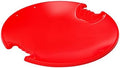 Era 26-inch Avalanche Adventurer Sled — 1 Rider Kids' Plastic Saucer for Year-Round Fun on Sand and Grass Hills, Red