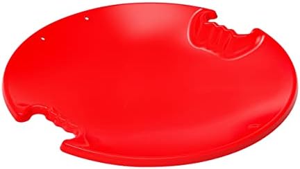 Era 26-inch Avalanche Adventurer Sled — 1 Rider Kids' Plastic Saucer for Year-Round Fun on Sand and Grass Hills, Red