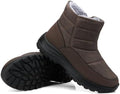 SHIBEVER Women Winter Snow Boots: Waterproof Slip on Fur Warm Ankle Boot