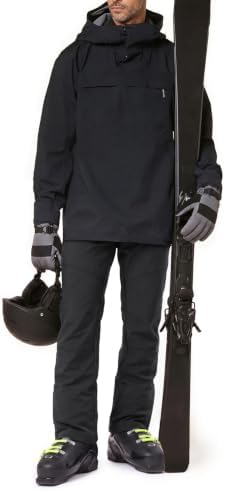 Moosehill Men's Fleece-Lined Snow Pants: Zippered Inner-Thigh Vents