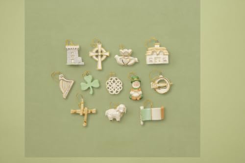 Lenox Luck of the Irish St. Patrick's Day Corded Mini Ornament Set 12-Piece