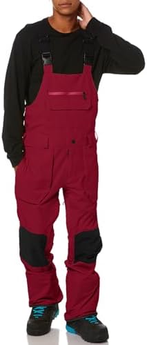 Men's Waterproof Insulated Snow Bib Overalls Ski Pants Snowboard