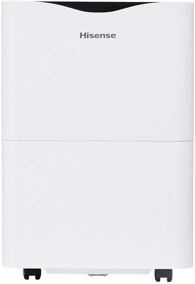 Hisense 35 Pint 3,000 sq. ft. Portable Dehumidifier, 3-Speed, Easy-carry handle - HD3524 (Renewed)