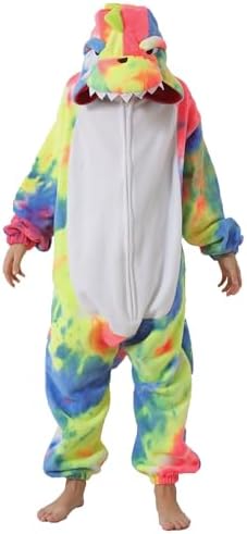One Piece Pajamas Animal Kids Onesie, Animal Pajamas Halloween Cosplay Costume for Girls Boys