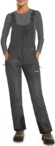 DAFENGEA Women's Ski Snow Bibs Adjustable Straps Overalls