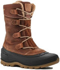 Kamik Snowgem 2 Women’s Snow Boot, Seam-Sealed Waterproof Leather & Nylon Upper, HEAT-MX 145 Insulation, Rubber Shell