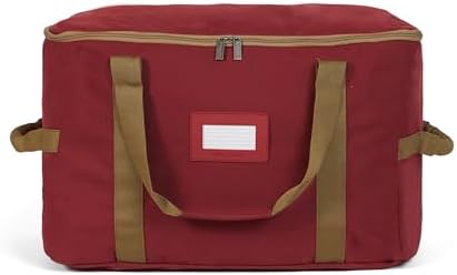 Covermates Treasurekeeper Storage Bag, 19.25" L x 13" W x 12.5" H, Red