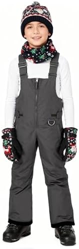 Wantdo Kids Snow Pants Boys & Girls Waterproof Insulated Ski Bib Overalls