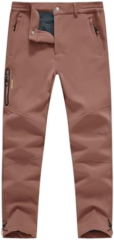 Rdruko Men's Snow Pants Waterproof Ski Pants Insulated Trousers