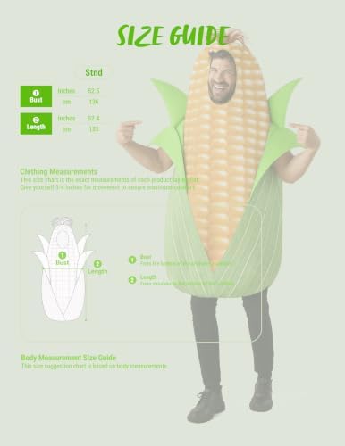 Spooktacular Creations Halloween Unisex Fruit Vegetable Costume Adult, Fun Food Costume for Themed Parties