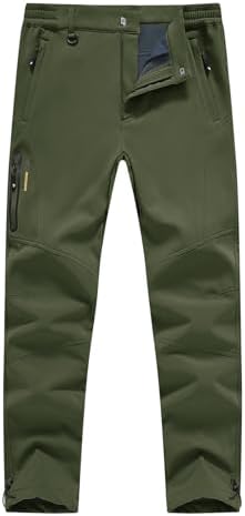 Rdruko Men's Snow Pants Waterproof Ski Pants Insulated Trousers