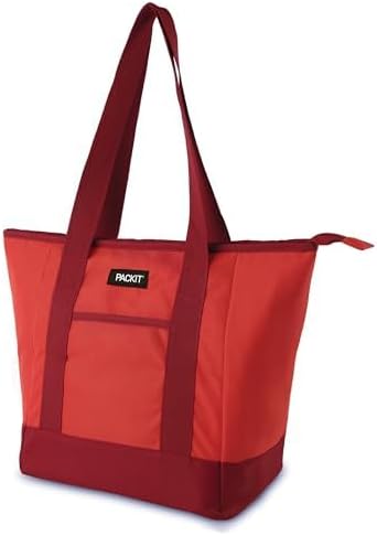 PackIt Built with ECOFREEZE Technology, Reusable, Foldable, Zip Closure, with Shoulder Straps for Easy Carrying