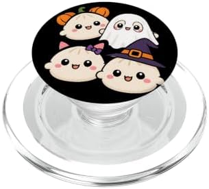 Squishy Dumpling Halloween Costume Kawaii PopSockets PopGrip for MagSafe