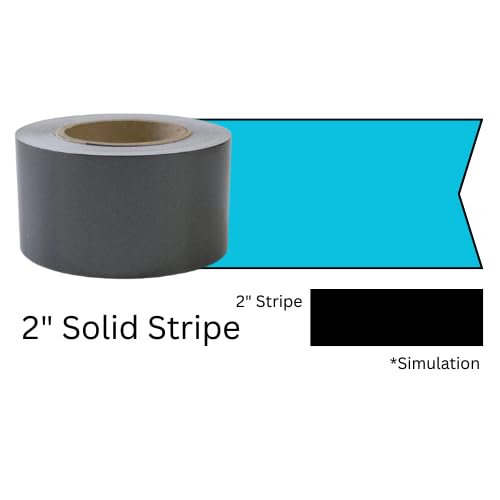 Universal/TFX 2" x 50' Solid Pinstripe Automotive Pinstriping Tape for Cars, Trucks, suvs, and More (069 Bright Gold Metallic)