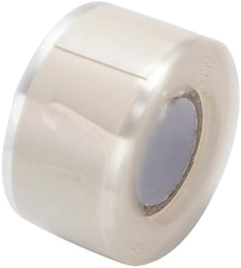 12 Roll 1 Inch X 10 FT Self-Fusing Silicone, Thickness 0.5mm Hose Repair Tape, Heavy Duty and Leak Proof Rubber Hose Tape, Pipe for Water(White)