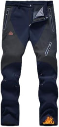 YSENTO Men's Snow Pants Fleece Lined Hiking Ski Winter Insulated Utility Work