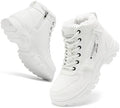 Womens Snow Boots Warm Winter Shoes Lace Up Ankle Booties
