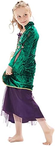 Kids Sarah Sanderson Costume Winifred Sanderson Halloween Witch Cosplay