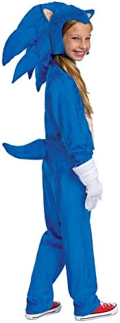 Sonic the Hedgehog Costume, Official Deluxe Sonic Movie Costume and Headpiece