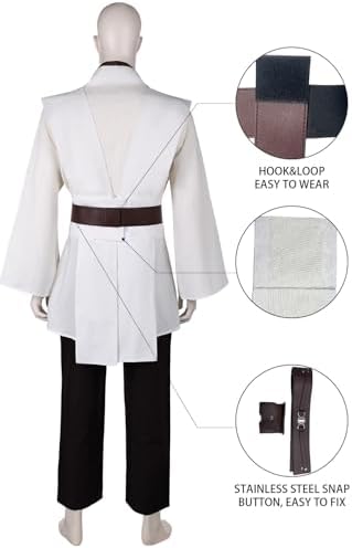 Laku Tunic Costume Men's Hooded Robe Full Set Halloween Cosplay Cloak Set