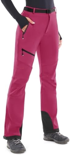 Heathyoga Snow Ski Pants Women Waterproof Softshell Insulated Winter Pants