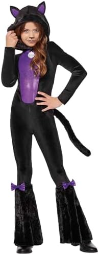 Spirit Halloween Kids Black Cat One Piece Costume