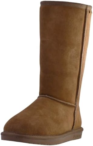 Bear Paw Women’s Emma Tall Classic Suede Slip On Boots, Comfortable Winter Boots, Multiple Sizes