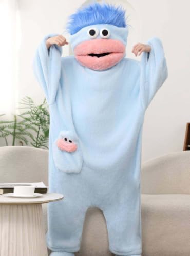 Big Mouth Monster Onesie Halloween Christmas Costume (not include shoes )