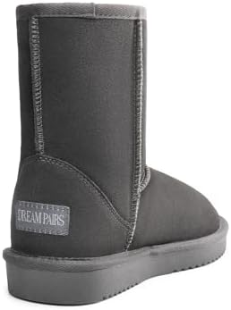 DREAM PAIRS Women's Shorty-New Mid Calf Winter Snow Boots