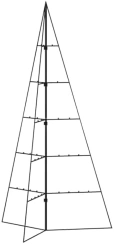 Metal Christmas Tree, Modern DIY Stand, 5 Layer Holiday Decor
