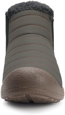 Eagsouni Womens Mens Snow Boots Winter Slip On Shoes