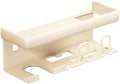 Toothbrush Rack Creamy White Toothbrush Holder Wall-Mounted Toothpaste Storage Box Punch-Free Bathroom Decoration Can Hold Hair Dryer Bathroom Toothbrush Holder(S29.3cm)