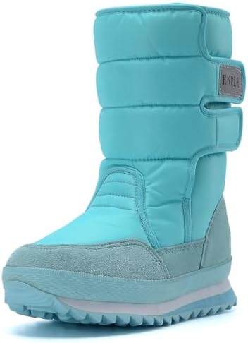 DADAWEN Women's Waterproof Frosty Snow Boot