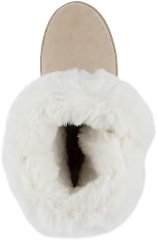 Juicy Couture Women's Slip On Winter Snow Boots Warm & Insulated Fur Lining Comfortable Fashion Booties