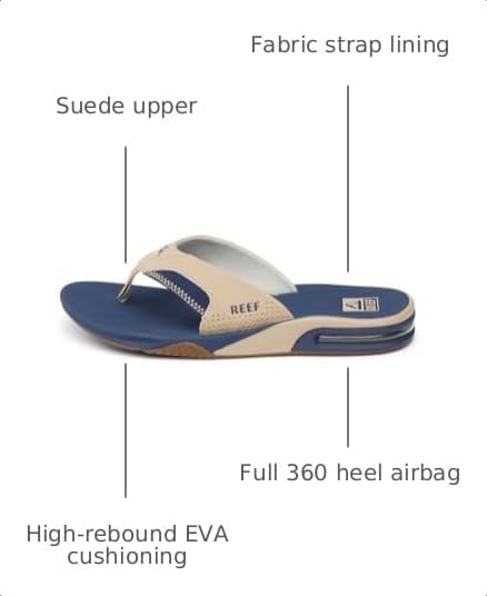 REEF Men's Fanning Bottle Opener Flip Flops