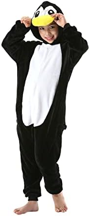 SimZoo Kids Animal Onesie Pajamas Halloween Costumes Cosplay 4-13Y
