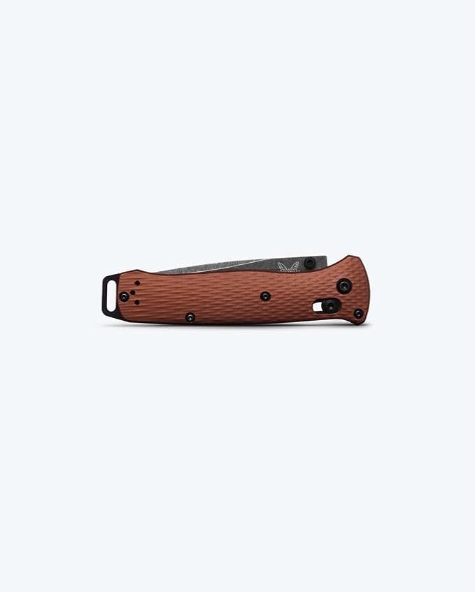Benchmade Bailout Tactical Knife, S90V Steel Blade (537SBK-07) | Burnt Copper Aluminum handle, Tanto blade