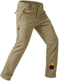TACVASEN Men's Ski Snow Pants Winter Fleece Lined Waterproof Insulated