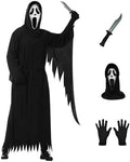 Scream Costume for Kids with Mask, Props Knife And Gloves