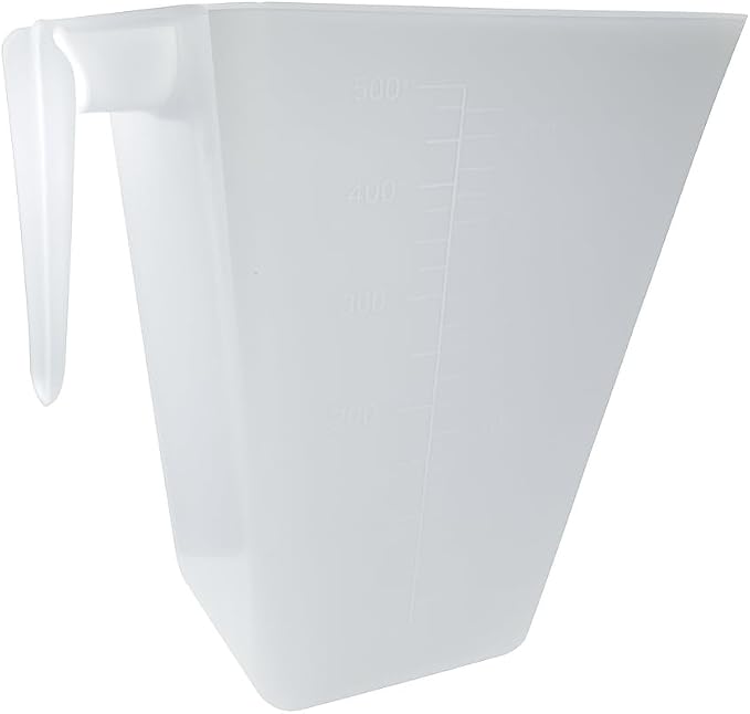 2 Cup (1 Pint | 16 Oz. | 500 mL) Scoop for Coffee, Protein Powder, Pet Food, Spices, Grains and Dry Goods – Plastic Food-Grade, BPA-Free Measuring Cup (Pack of 1)