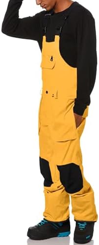 Men's Waterproof Insulated Snow Bib Overalls Ski Pants Snowboard