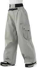 Mens Womens Snowbaord Pants 3L Baggy Snow Ski Pants