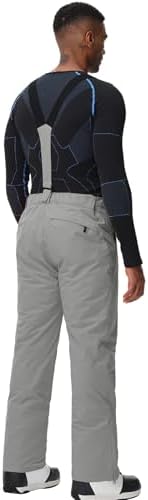 Men's Snow Ski Pants Insulated Waterproof Warm Winter Snowboard Bibs