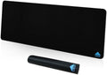 Cacoy Large Gaming Mouse Pad 48"x16" Stitched Edges XXL Desk Mousepad Black