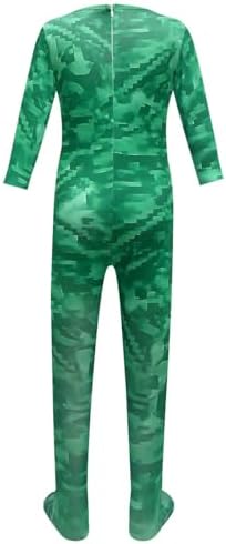 Kids Boy Costume Halloween Dress Up Cosplay Outfits Jumpsuit Party Playwear with Mask