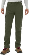 Pioneer Camp Men's Snow Ski Pants Waterproof Fleece Lined Outdoor Softshell Insulated Cargo Hiking Winter Pants Snowboard