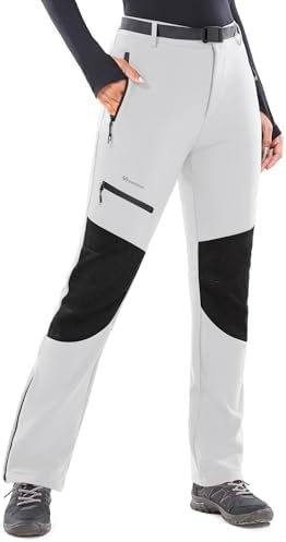 Snow Pants Womens Ski Pants Waterproof Insulated Softhell fleece lined