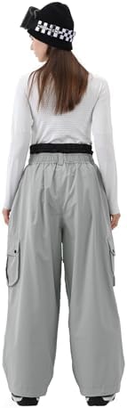Mens Womens Snowbaord Pants 3L Baggy Snow Ski Pants